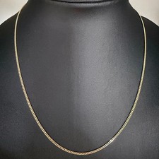 ZEITLOSE PANZER KETTE 46 cm AUS 585/- GELBGOLD FBM WERT 998,-€