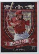 2021 Panini Chronicles Crusade Ruby Wave Prizm 59/199 Alec Bohm #23 1si8