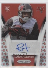 2014 Panini Prizm Rookie NFL Logo 54/75 Robert Herron #AR-RE Auto Shield 0c6