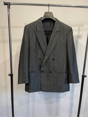 Vintage Rare Double-Breasted Greiff Blazer Wool Classic Jacket Sport Coat 40R