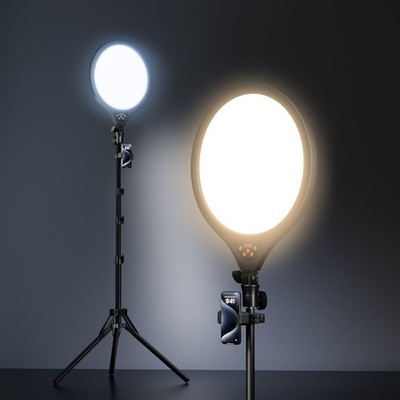 Ring Light Tripod for iPhone, 14'' Selfie Ring Light with 63'' Tripod Stand and Ph