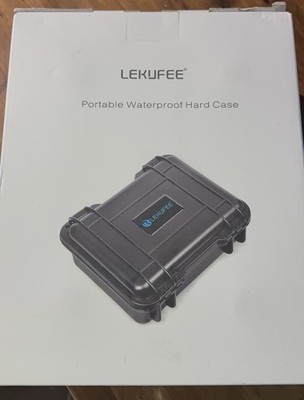 Lekufee LK201 Waterproof Dust-proof Hard Case Black Plastic for LK250 Series