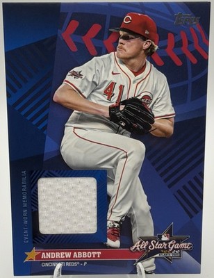 2025 Topps Update Series - Andrew Abbott All Star Stitches #AS-AA (MEM) REDS