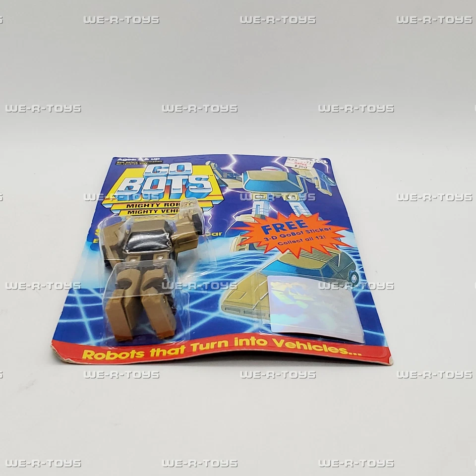Go Bots Stinger 53 Enemy Robot Sports Car Action Figure and 3D Sticker NEW - Image 4 of 4