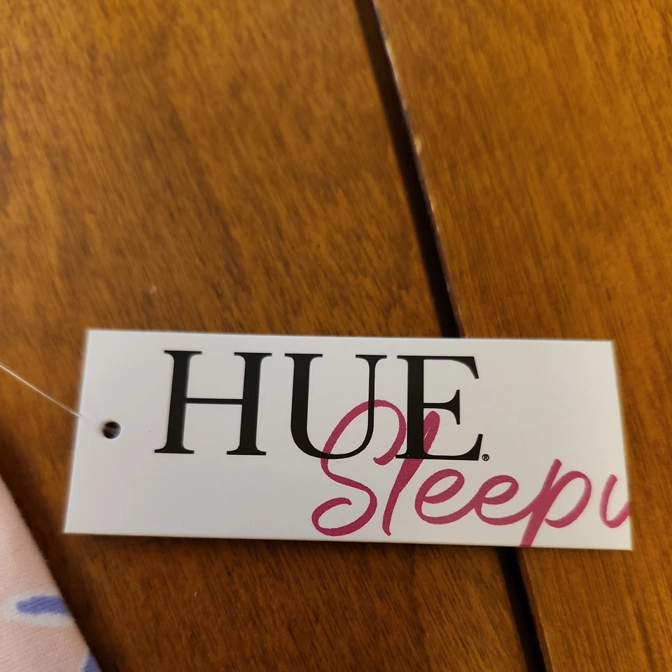 Ropa de dormir para mujer HUE pantalones de lana de gamuza rosa/pez dorado talla 1X ($44) Foto 2 de 4