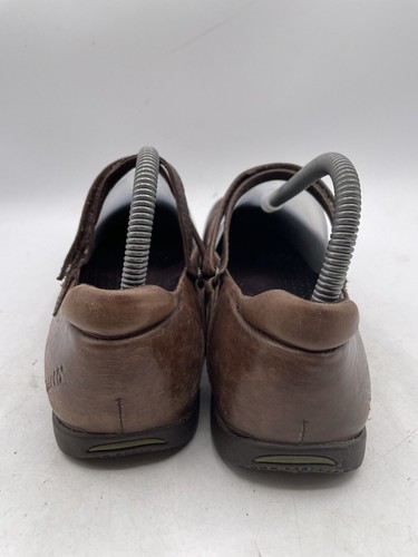 Earth Mary Jane Shoes Women's Sz 7.5B Burgundy Leather Hook Loop Casual - Afbeelding 3 van 7