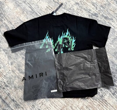 Amiri t-shirt new seasonn All Tags Size M Color Blackss | eBay