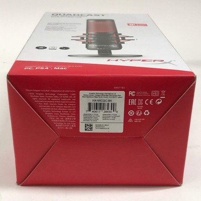 HyperX QuadCast S (箱・本体のみ) HyperX Quadcast - USB Condenser Gaming Microphone for PC Ps4 and