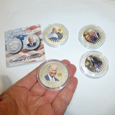 President Joseph R Biden legacy collection coin token set silverplate