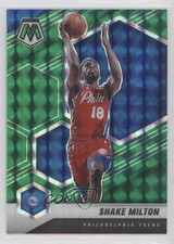 2020-21 Panini Mosaic Green Mosaic Prizm Shake Milton #56 9xh