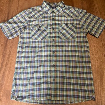 Outdoor Research Men s Button-Up Shirt Size L Green Hiking Outdoor