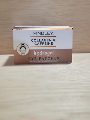 Findley Hydrogel Eye Mask Collagen Caffeine Depuffing Revitalizing 60 Patches