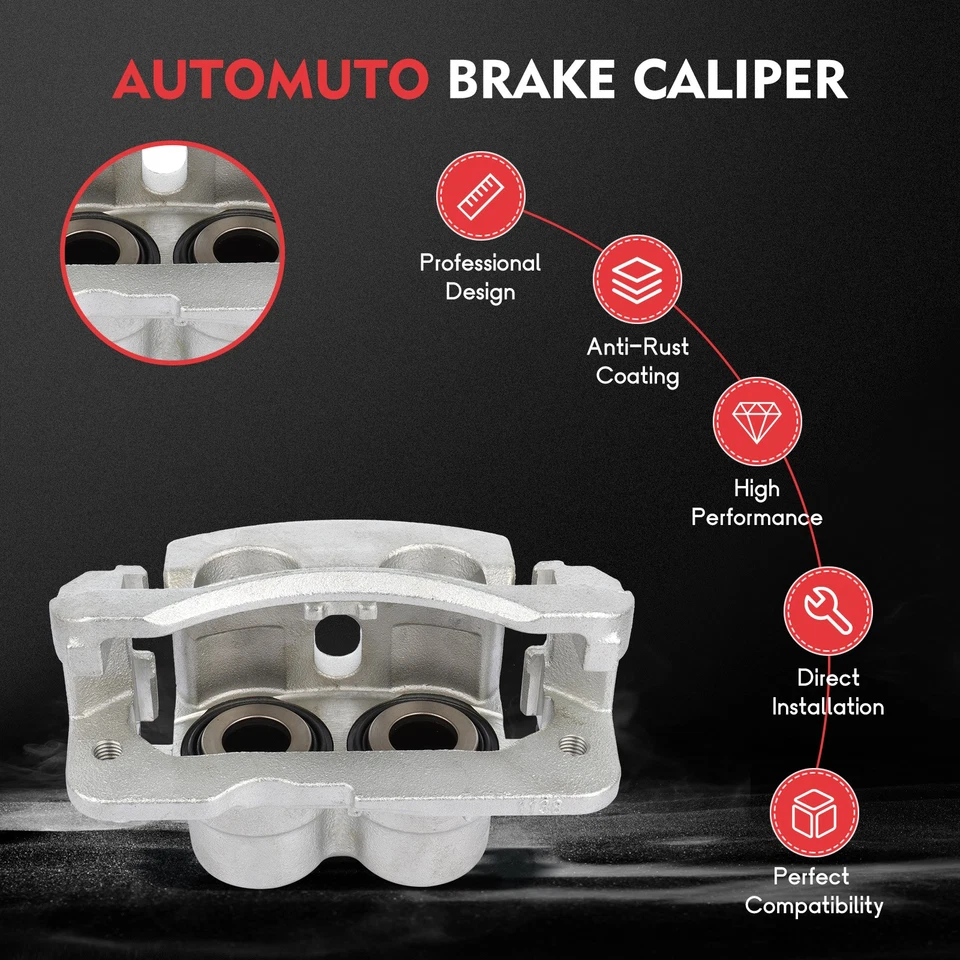 For 2000-2013 Chevrolet Suburban 2500 Front Right Brake Caliper With Bracket - Image 4 of 4