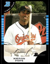 Kieron Pope 2005 Bowman Draft Picks & Prospects #BDP54 Orioles MLB READ