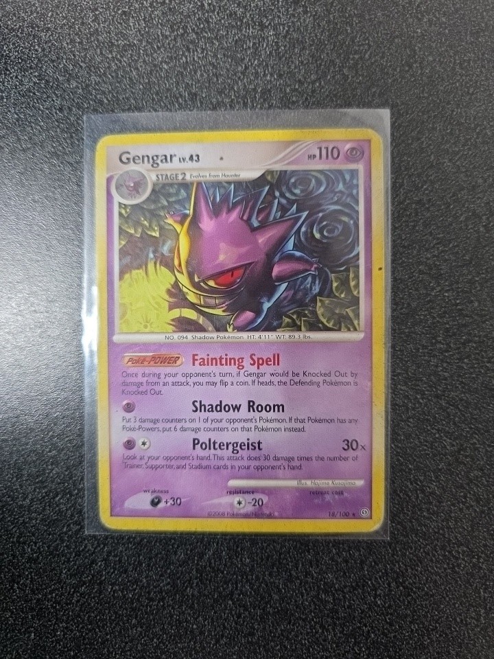 2008 Pokemon Diamond & Pearl Stormfront Gengar #18/100