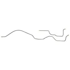 Brake Line Kit Rear Axle Tubes 1974-91 Jeep Cherokee J10 OE Steel 2pc