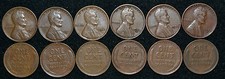 1931-P 1931-D 1932-P 1932-D 1933-P 1933-D***6 Lincoln Cents**all VG or better