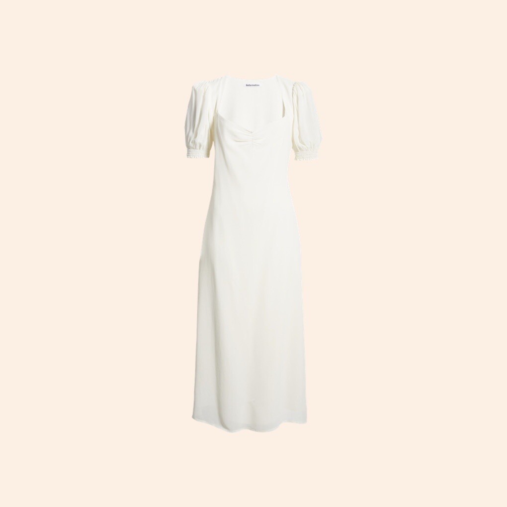 reformation white corset dress Reformation // Callie Corset Dress VSP Consignment