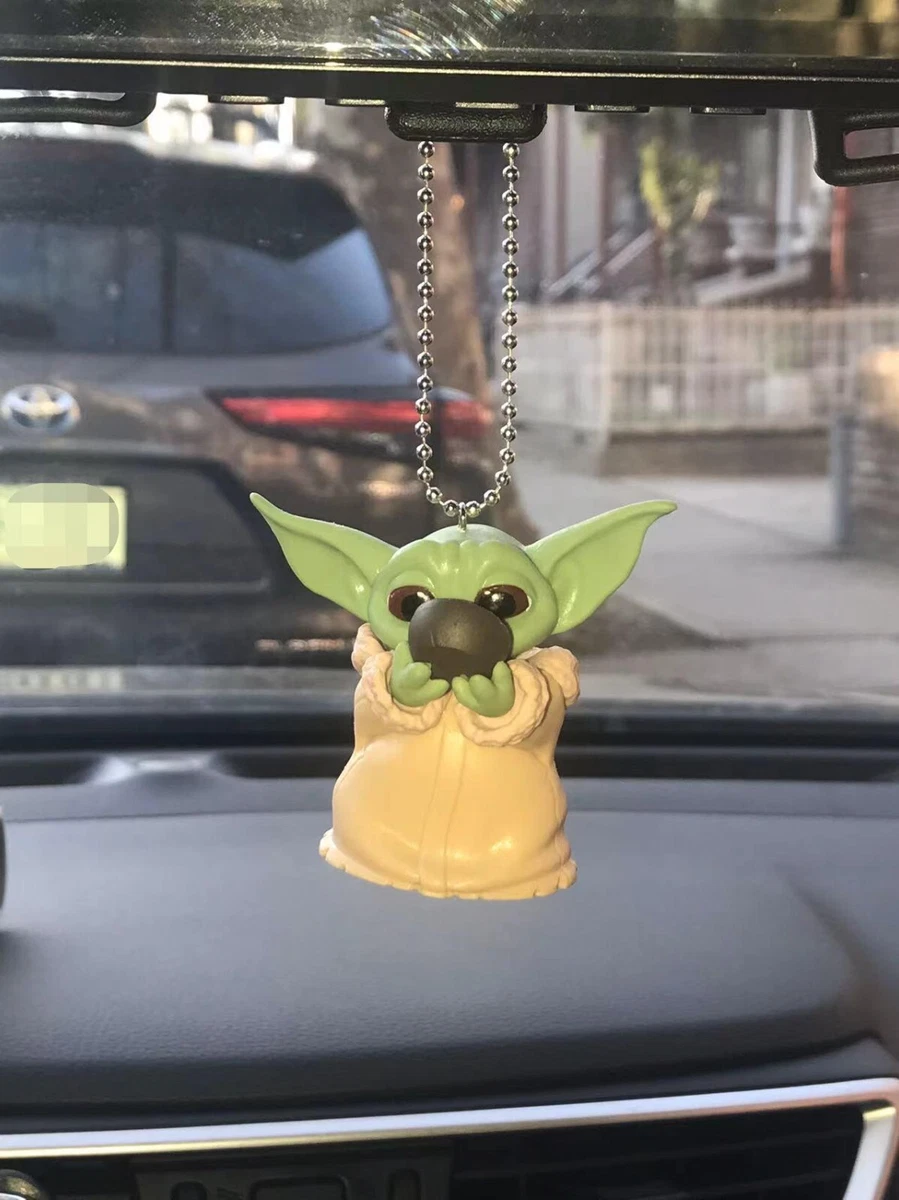 Star Wars Baby Yoda Ornement de suspension de voiture, suspension  intérieure rétroviseur décoration et voiture vue arrière Mirrior  accessoires suspendus