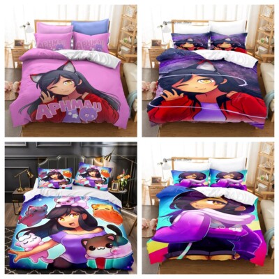 Kinder Bettbezug Aphmau Bettwäsche Kissenbezüge 135x200 200x200 240x220 Geschenk