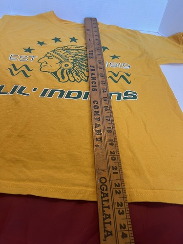VTG Sports Youth T Shirt “Little Indians Est 1919” Size Youth Medium - Picture 2 of 9