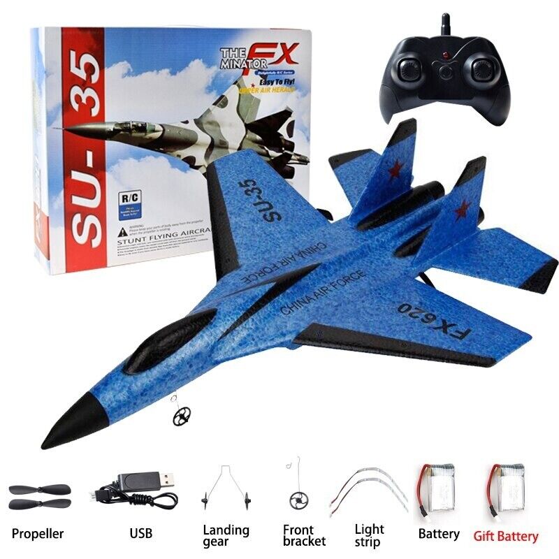 FX620 SU-35 RC Avião de Controle Remoto 2.4G