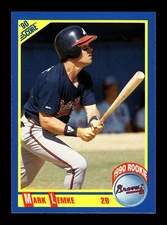 MARK LEMKE ⚾ 1990 Score Baseball RC Rookie Card Atlanta Braves #593