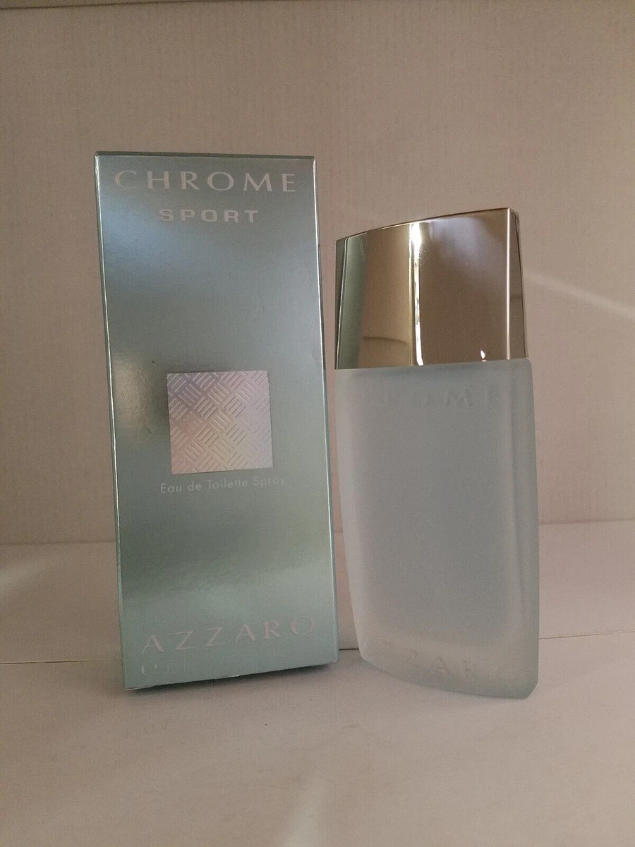 Chrome Sport by Azzaro Men s 1 FL OZ 30 ML Eau De Toilette Spray No Cellophane
