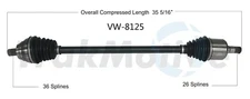 SurTrack VW-8125 CV Axle Shaft