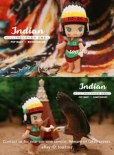 POP MART KENNYSWORK Molly Art Indian Mini Figure
