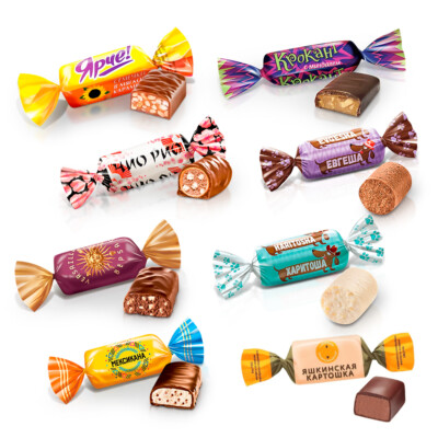 Pralinen Set Jaschkino - Chio Rio, 8 Sorten, 1 kg Набор конфет Яшкино