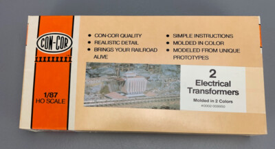 HO Con-Cor #9950 2 Electrical Transformers Kit 0002-009950 HO4020