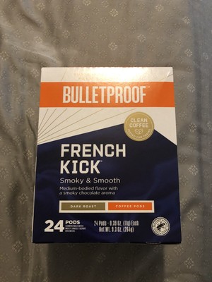 Bullletproof Coffee French Kick Dark Roast Keto Single-Serve Pods Sealed Box New