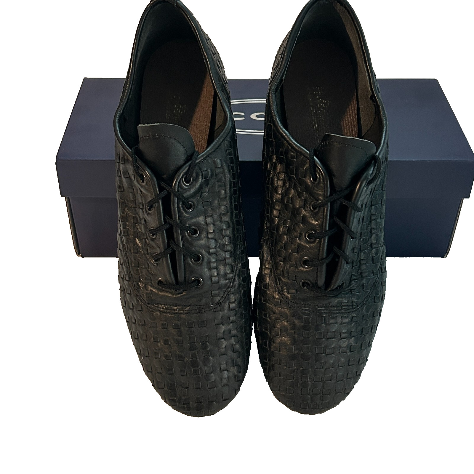 International Dance Shoes Mens size 8 made in england pre-owned woven leather