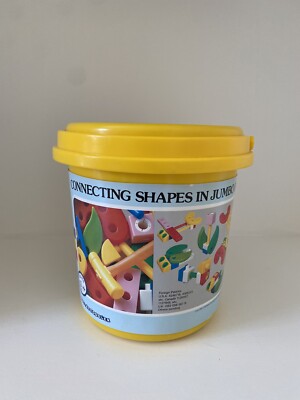 KAWADA Co. JK-1 Connecting Shapes In Jumbo Bucket Years 1 1/2 +rare