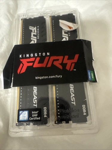 Kingston Fury Beast 8GB (2 x 4GB) DDR4 KF432C16BBK2/8 3200 Mhz CL 16