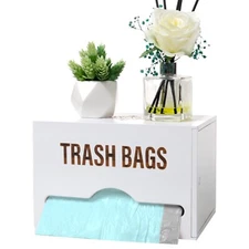 Plastic bag dispenser - kitchen trash bag holder-extra large trash bag dispenser