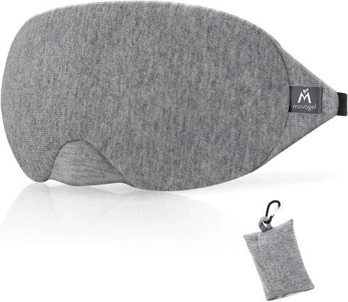 Mavogel Cotton Sleep Mask Updated Design Light Blocking Sleep Eye Mask