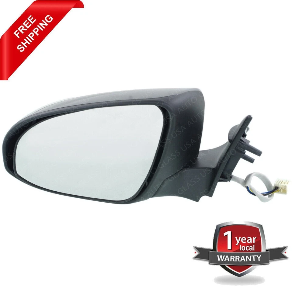 Espejo retrovisor pintable de vidrio eléctrico lado del conductor térmico para Toyota Camry 2015-2015 Foto 2 de 4