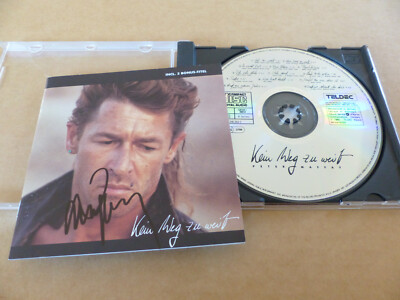 PETER MAFFAY signed Autogramm signiert auf ''KEIN WEG ZU WEIT'' CD-Cover