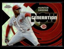 Hunter Greene 2022 Topps Chrome Update #GNC-21 Generation Now Chrome