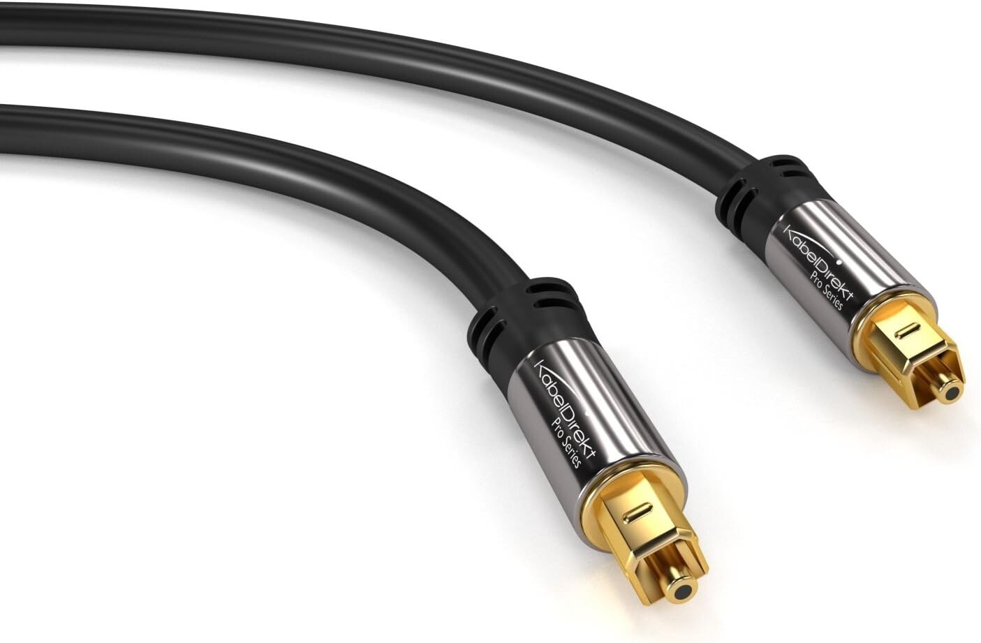 KabelDirekt 1m Optical Digital Audio Cable/TOSLINK Cable TOSLINK to