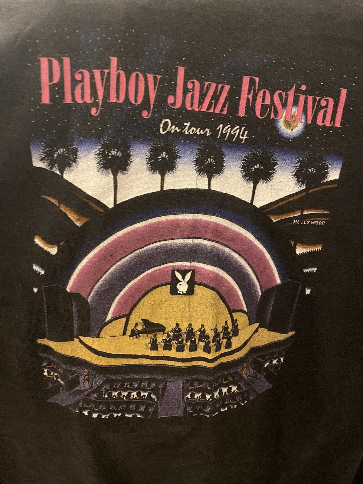 Vintage Playboy Jazz Festival Shirt 1994 Size L Holly… - Gem