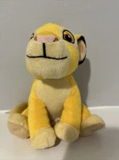 Disney Plush Simba Just Play 13" lgth 10.5 tall Stuffed Animal Toy  Lion King
