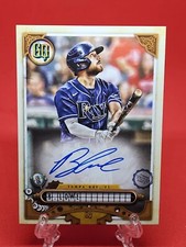 2022 Topps Gypsy Queen Auto Brandon Lowe Tampa Bay Rays On Card Autograph