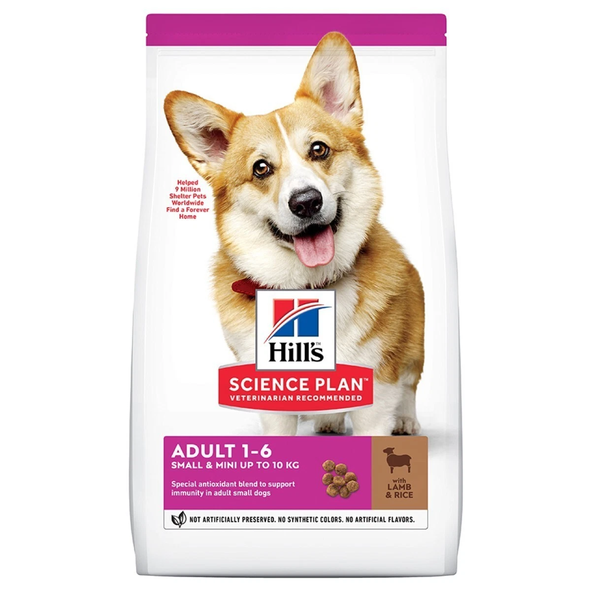 Hills Science Plan Adult 1-6 Small & Mini Dry Dog Food (Lamb) 1.5Kg, 6Kg