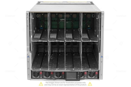 HPE C7000 16x BL460c Gen10 32x Xeon Silver 4112 512 GB RAM 32x 300GB Rails - Picture 2 of 11