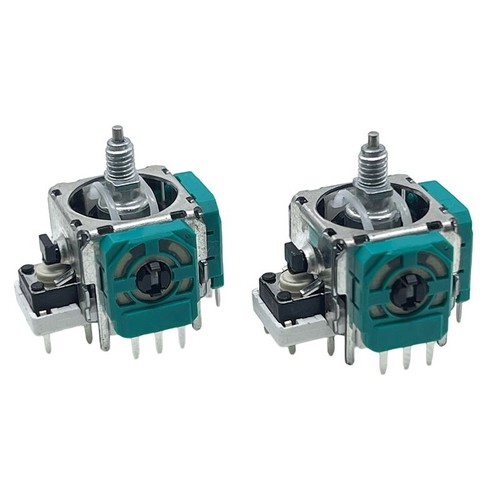 2 Joysticks Analogiques Vert Transparent Pour Xbox One - Boutons L3/R3 (Neuf)