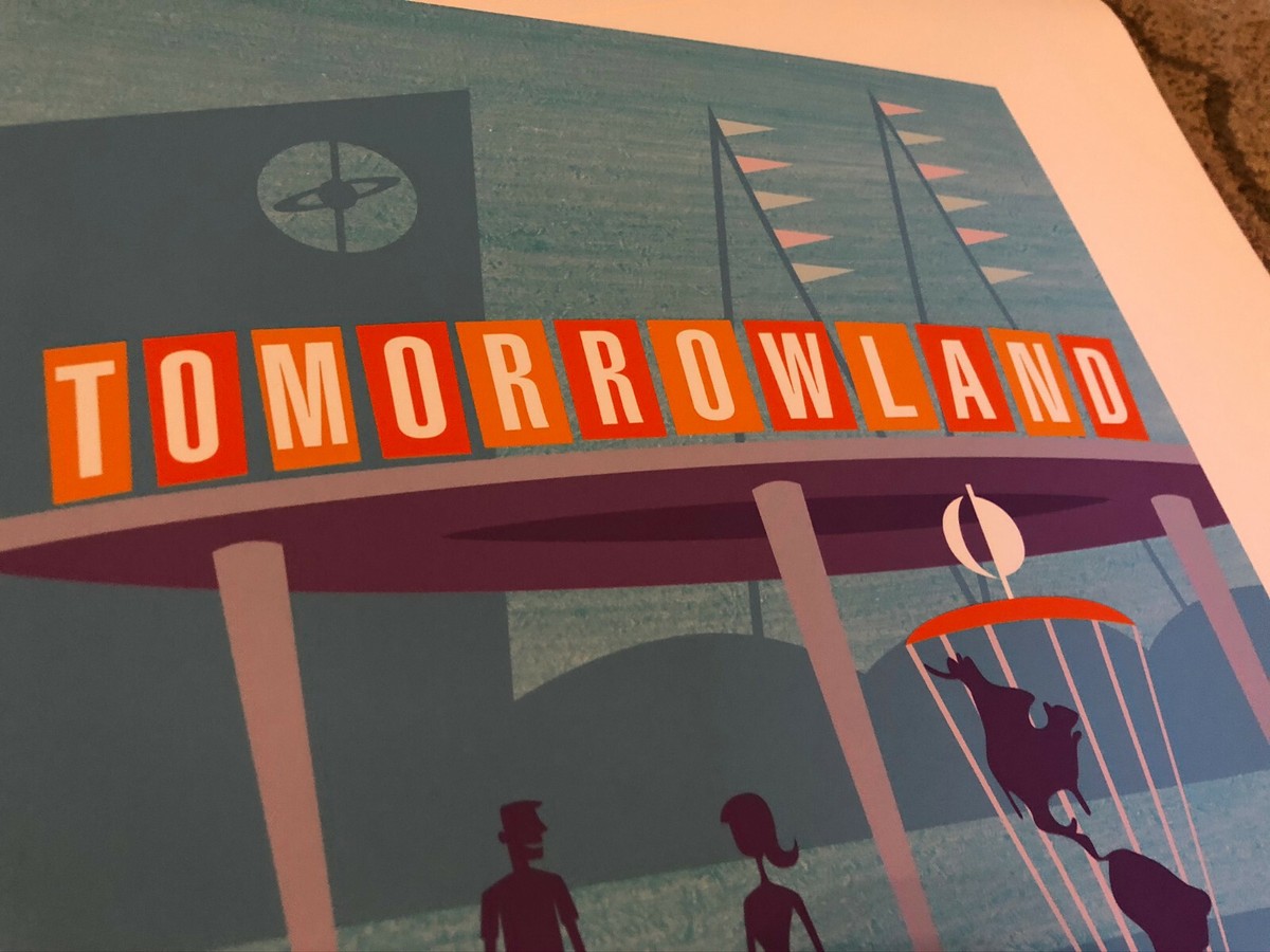 Shag disney 50周年 限定 アドベンチャーランド プリント ポスター