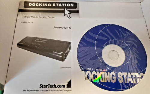StarTech USB 2.0 Mobile Docking Station for Laptop or Desktop Systems New - Picture 4 of 6